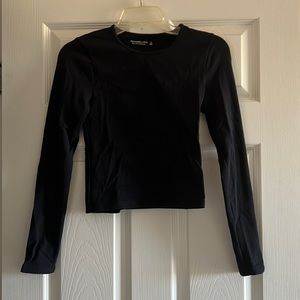 Abercrombie & Fitch Soft AF long sleeve ribbed shirt small